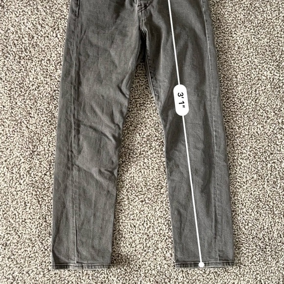 Levi's Wedgie Straight Leg Jeans - Dark Gray Wash - Size 26 - Picture 11 of 11